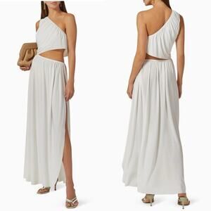 Misa Los Angeles One Shoulder White Dress